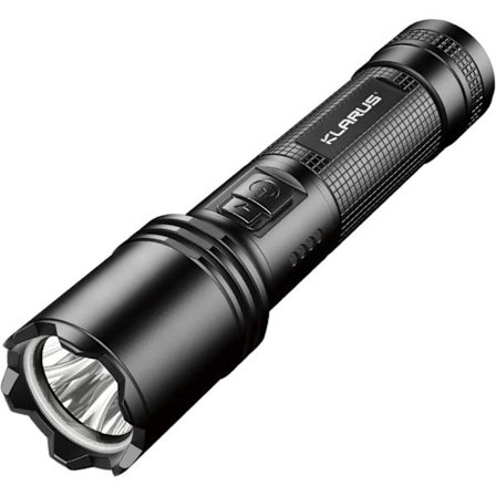 Taktisk oppladbar militær lommelykt EP10 V2 1000 lumen LED USB C lommelykt - 3 moduser Vanntett IPX6 - For camping, utendørs, nødsituasjoner
