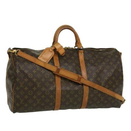 Louis Vuitton Vintage, Pre-owned Keepall Bag Bruin, Dames, Maat:ONE Size,Canvas