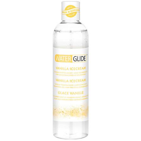Waterglide: Vaniljeis, Glide & Sensation Gel, 300 ml Transparent
