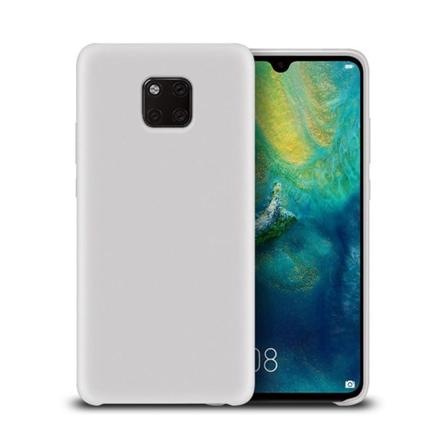 Huawei Mate 20 Pro - Stilig silikondeksel (NKOBEE) Vit Vit