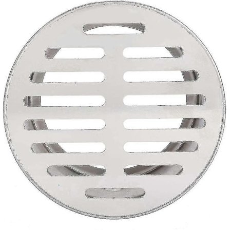 Rustfrit stål 110 mm fladt anti-tilstopnings gulvafløbsdæksel til udendørs brug (CE-certificeret)