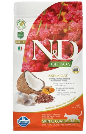 Farmina Natural & Delicious All Breed Quinoa Skin & Coat Aringa