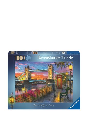 Tower Bridge At Sunset 1000P Patterned Ravensburger