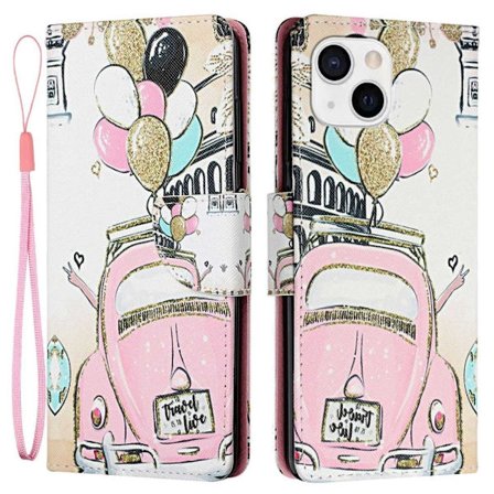 Wonderland iPhone 14 Plus fodral -Rosa