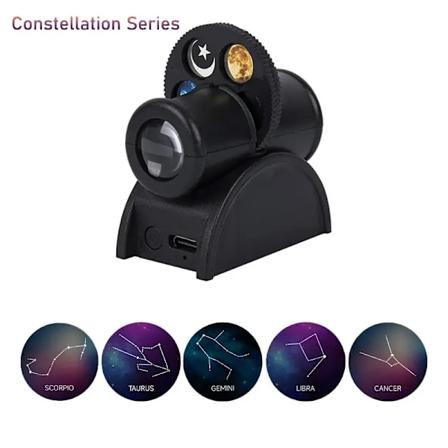 USB Månens Projektionslampe Planet Projektor Udskiftelig LED Natlampe Jord Konstellation Baggrund Atmosfære Vægslamper Constellation Series