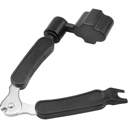 Gitarstreng-viklerverktøy 3 i 1 Multifunksjons Gitarverktøy