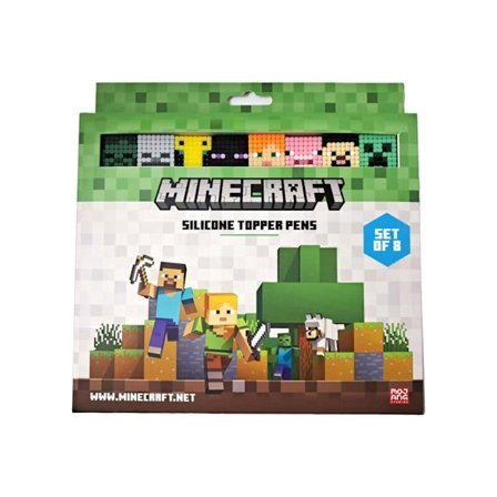 Minecraft Fine Point Pens Set om 8