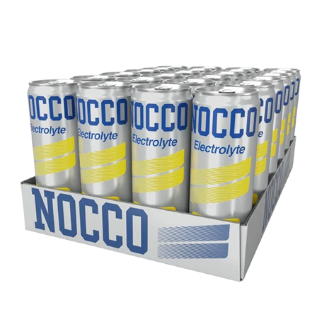 24 x NOCCO Electrolyte 355 ml Lemon/Lime