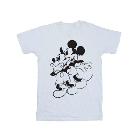 Disney Herr Mickey Mouse Shake T-shirt S Vit