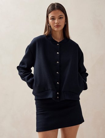 ALOHAS Veronica Navy Jacket - Navy - L