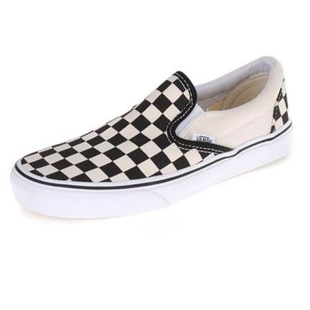 Tennisskor Vans Classic Slipon Vit,svarta 36.5