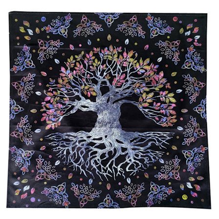 Fyrkantig form Pendel spådom Altare Bordsduk Brädspel Tarot Pad Rune Duk Astrologi Oracles Brädspelsmatta