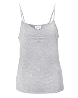 Singlet Bambus Grå - Damella