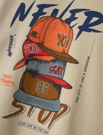 name it Nmmniko Ls Nreg Top Box - Beige - 110