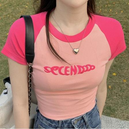 Dame T-shirt Dame Top PINK S Pink S