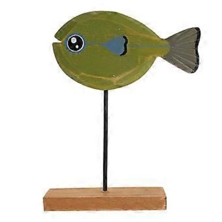 Akvariedekorationer Fiskepynt Middelhavstema Pynt Soveværelse Fiskeform Håndværk 1 pakke