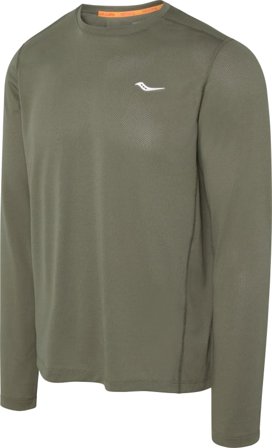 Saucony Men's Stopwatch Long Sleeve Men long-sleeved training tops Grey S