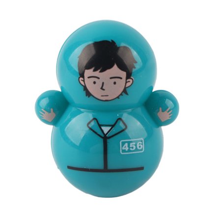 Tegneserie Tumle Legetøj Lyse Farver Stress Relief Skrivebordspynt Jule Fødselsdagsgave 15