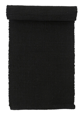 Svanefors Amhi Løper Jute Svart 35x120