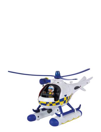 Brandman Sam Wallaby Polishelikopter Med Figur Toys Playsets & Action Figures Play Sets Planes Multi/mönstrad Simba Toys