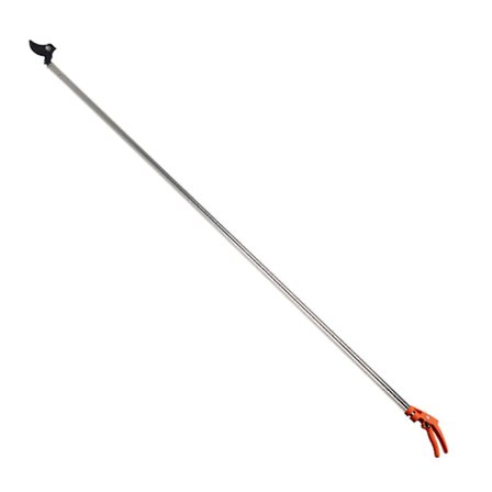 Pitkävartinen oksasaha ergonomisella otteella, ruosteenkestävä