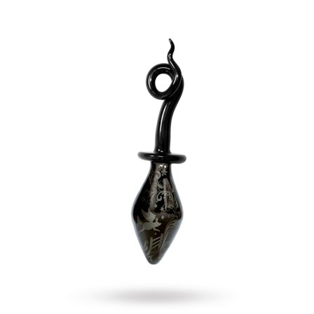 Icon Brands: Fashionistas Glass Pigtail Butt Plug - Large