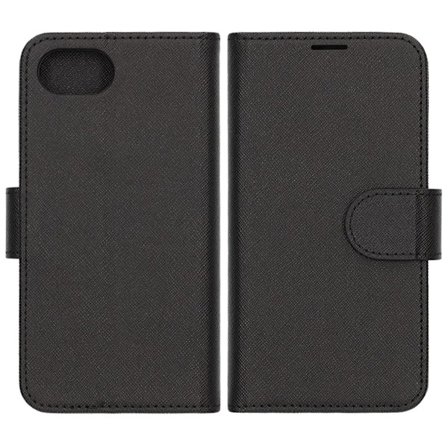 iPhone 16 Plånboksfodral med Stativ - Svart