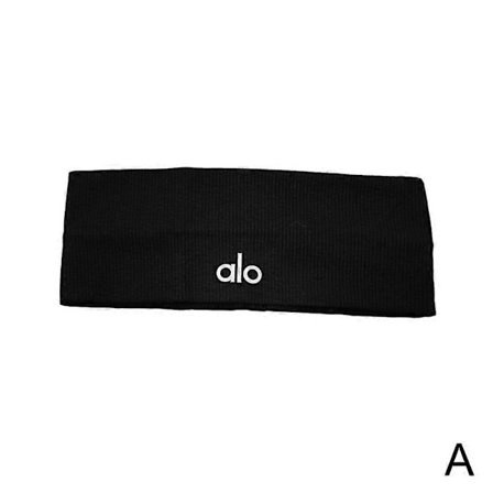 Yoga Pannebånd Kvinner Elastisk Bomull Svetteabsorberende Sklisikkert Sportshårbånd-lingling}