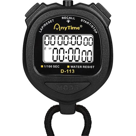 Digital Stopur Timer Klok Tidsstyring Stopur Vandafvisende Med Stor Skærm Professionel Håndholdt Kronograf Ur Til Svømning Løbetræning Atlet
