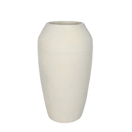 Keraaminen tuhkamaljakko, valkoinen, 23,5x23,5x42 cm