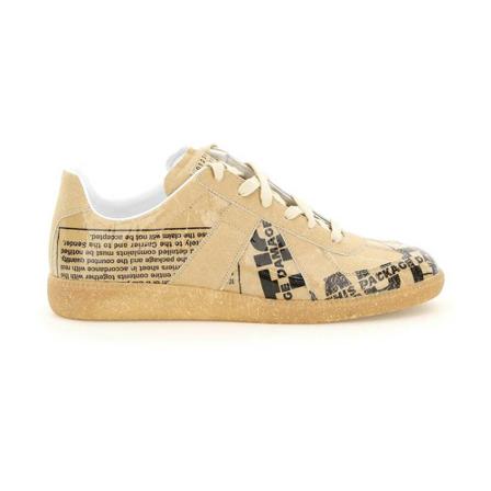 Maison Margiela paper effect replica sneakers inbo, Herre, Størrelse: 44 EU