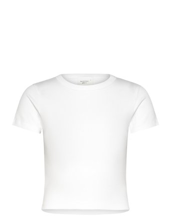 Gina Tricot Basic Tight Top - White - XS