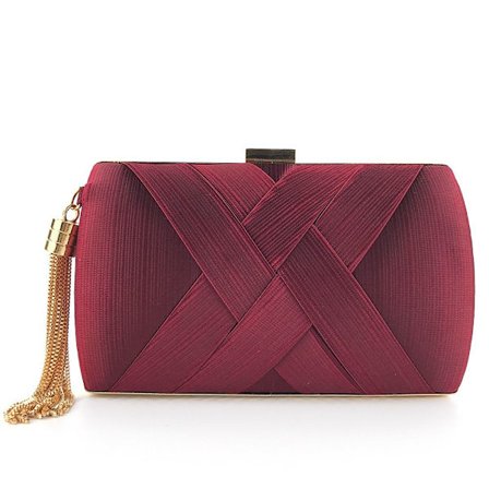 Kveldsvesker Clutch-veske BURGUNDY