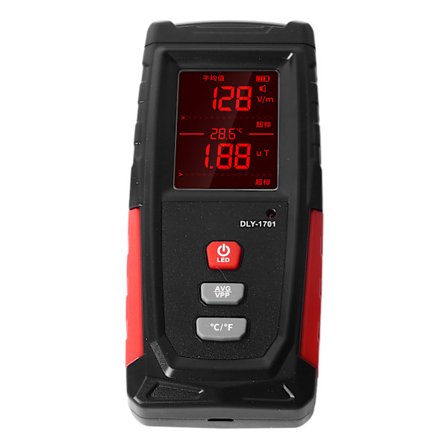 Erittäin Tarkka USB Ladattava Kannettava EMF-mittari Sähkömagneettisen Kentän Säteilyn Ilmaisin