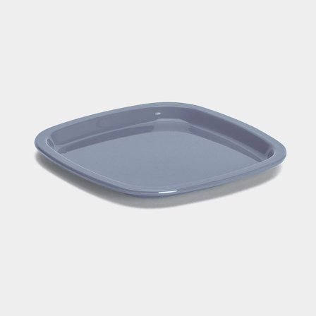 Plato de plástico Nordiska Plast, gris, 18 cm