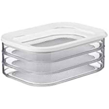 3-lagers tennburk - tennburk med lock - lämplig för förvaring av kött