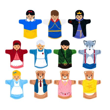 ACHOKA Handdockor sagor 11/fp - Lyreco - Skola och förskola - Lekmaterial - Handdockor