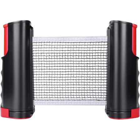 Infällbart Pingisnät, Portabelt Bordtennisnätställ, Perfekt för Pingisbord, Kontorsbord, Hemmakök eller Matbord