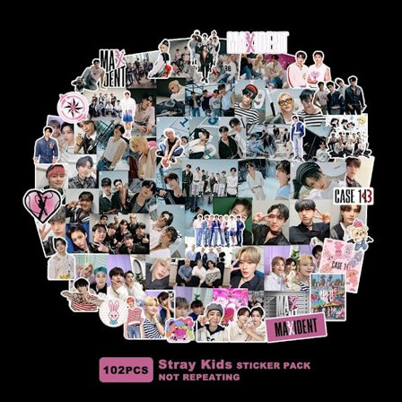 ELEFAD 102 Stray Kids Stickers Stray Kids MAXIDENT Stickers Stray Kids Maxi New Album Sticker Pack Stray Kids Stickers for Fans Present ER-064