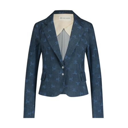Jane Lushka Blazer Atina Technical Jersey , Blauw , Dames , Maat: XS