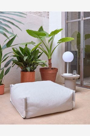 Kave Home - Rahi Square - Harmaa - Nojatuolit ulkokäyttöön - - Homeroom