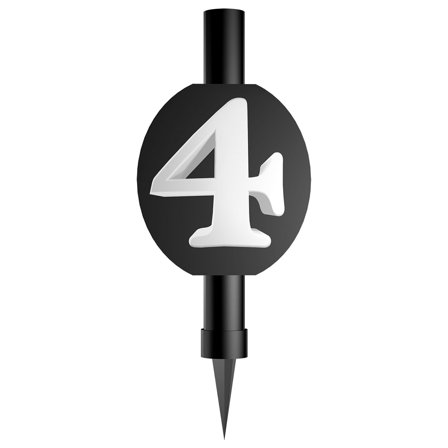 Musta Jääsoihtu Numerolla 4