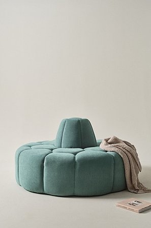 Jotex - Puf Do Siedzenia, Średnica 140 Cm Zielony - PLEASANT - Kup Pufy do siedzenia firmy Jotex