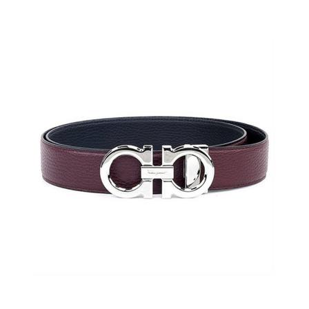 Salvatore Ferragamo, Belts Czerwony, Mężczyzna, Rozmiar: 105 CM
