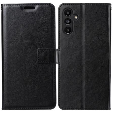 Samsung Galaxy A13 5g/ A04s 4g Crazy Horse Fodral - Svart Svart