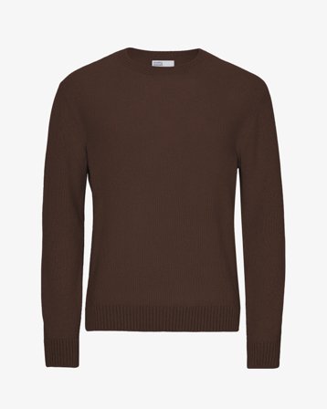 Classic Merino Wool Crew - Coffee Brown 2XL