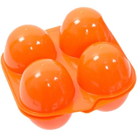 /EA/4 Æg (11,5*12,5cm) ABS Plast Æggebakke Bærbar Grill Udendørs Camping Picnic Stødsikker Beholder Opbevaringsboks