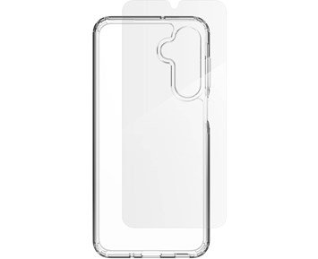 Defence-Bundle Glass/Clear Case Samsung Galaxy A16-Skjermbeskytter og gjennomsiktig deksel til Galaxy A16-Telecom accessories-Mobildeksler og 