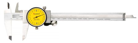 Dasqua 509347 Skjutmått 0-300 mm, med mätklocka, Mätinstrument