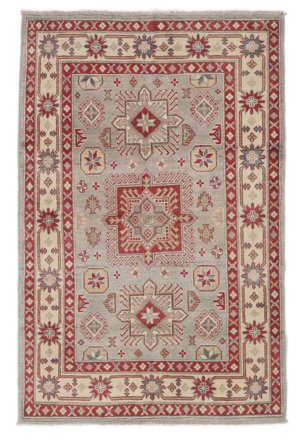 Koberec Kazak Fine 119X185 Tmavě Červená/Hnědá (Vlna, Afghánistán)